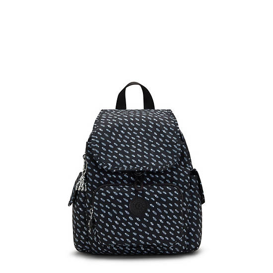 Kipling City Pack Mini Klasik Printed Sırt Çantaları Mavi | TR 1733UZ